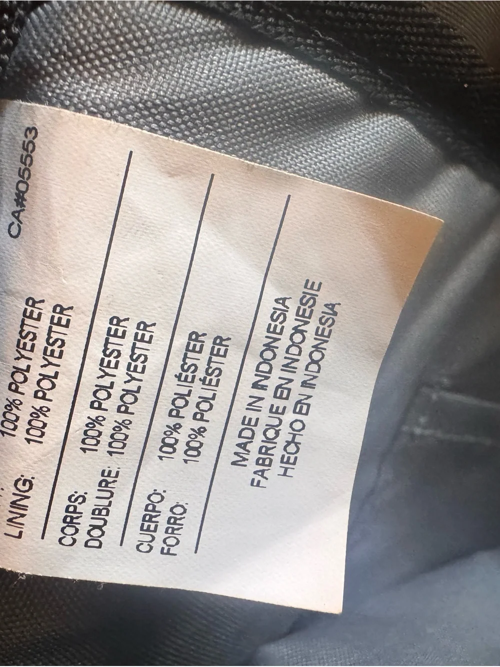 Nike Black Backpack with White Swoosh